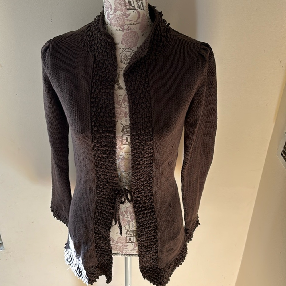Max studio brown sweater nwt small